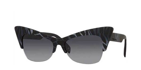 Italia Independent II 0908 ZEF.071 Women's Sunglasses Black Size 52