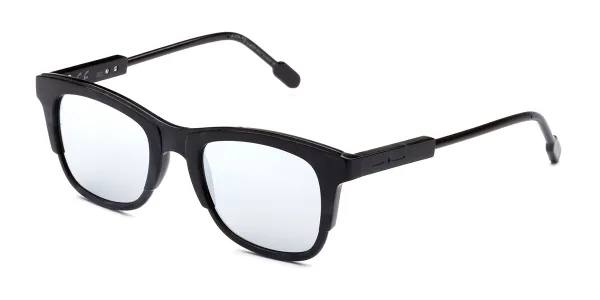Italia Independent II 0940 009.071 Men's Sunglasses Black Size 50