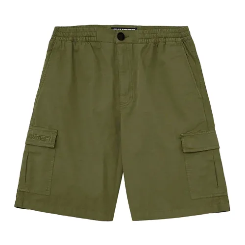 Iuter , Casual Shorts ,Green male, Sizes:
