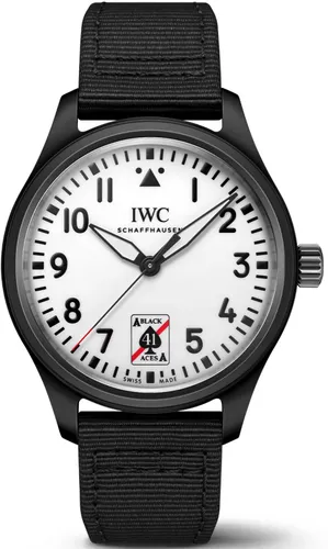IWC Watch Pilots Automatic 41 Black Aces