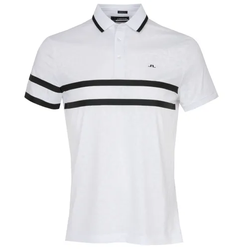 J Lindeberg Boswell Regular Jacquard Golf Polo Shirt