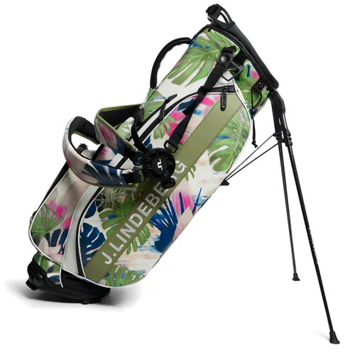 J Lindeberg Play Print Golf Stand Bag