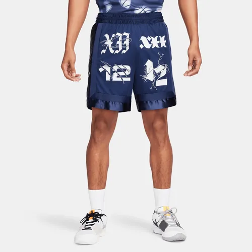 JA Men's Dri-FIT DNA 15cm (approx.) Basketball Shorts - Blue - Polyester