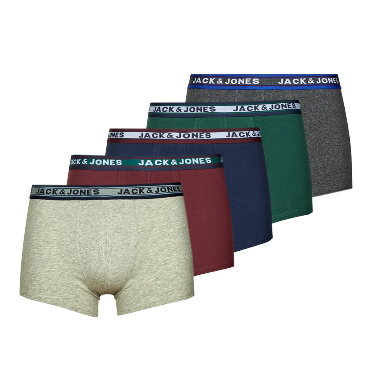 Jack & Jones  JACOLIVER X5  men's Boxer shorts in Multicolour