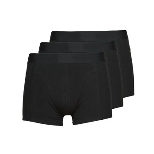 Jack & Jones  JACWAISTBAND TRUNKS X3  men's Boxer shorts in Black