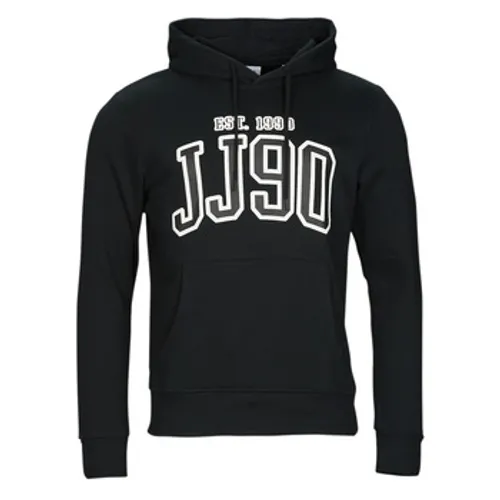 Jack & Jones  JJCEMB SWEAT HOOD  men's Sweatshirt in Black