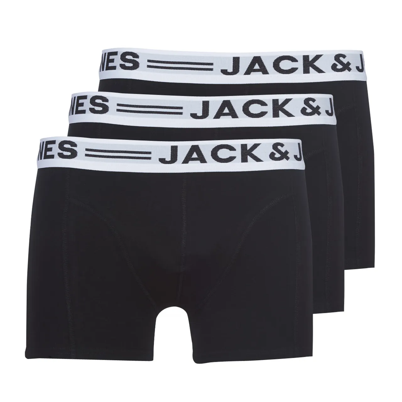 Jack & Jones  SENSE X 3  men's Boxer shorts in Black