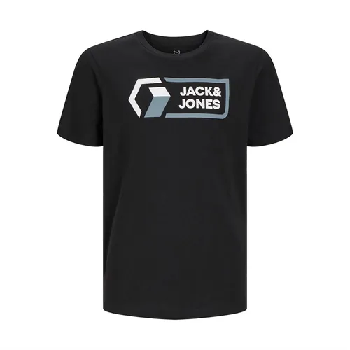 JACK AND JONES Boys Neto T-Shirt Black 1