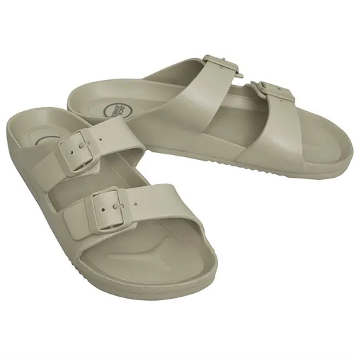 JACK AND JONES Mens Brooklyn Moulded Sandals Taupe