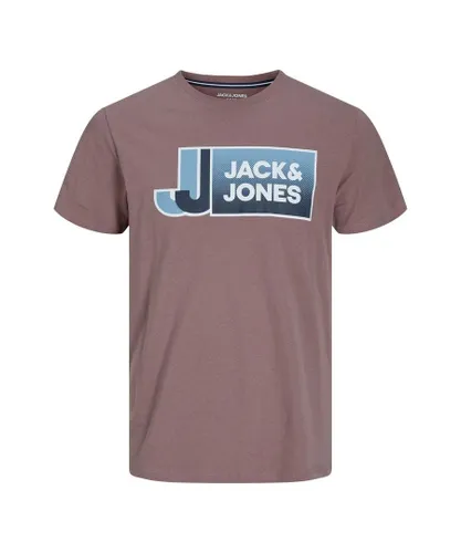 Jack & Jones and Boys T-Shirts Crew Neck Short Sleeve - Lilac