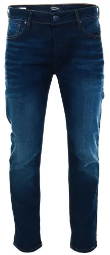 Jack & Jones Blue / Blue Denim Tim Original Jos 719 Slim Fit Jeans