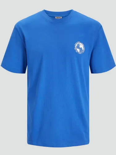 Jack & Jones Blue / Blue Lolite Junior Printed T-Shirt