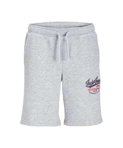Jack & Jones Boys Sweat Shorts - Light Grey