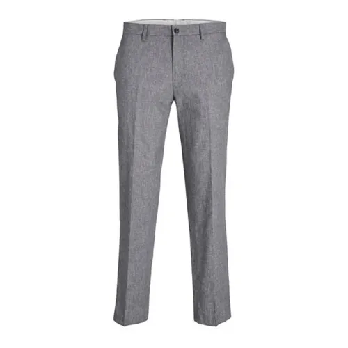 Jack & Jones , Chino Trousers with Belt Loops ,Gray male, Sizes: