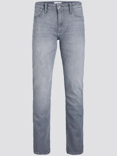 Jack & Jones Grey / Grey Denim Clark Evan Regular Fit Jeans