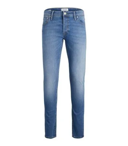 Jack & Jones Junior Blue Mid Wash Skinny Jeans New Look