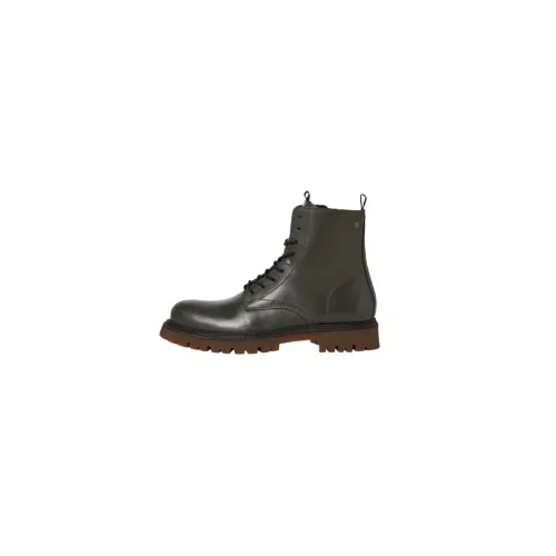 Jack & Jones , Leather Boot - Jfwdixon SN ,Green male, Sizes: