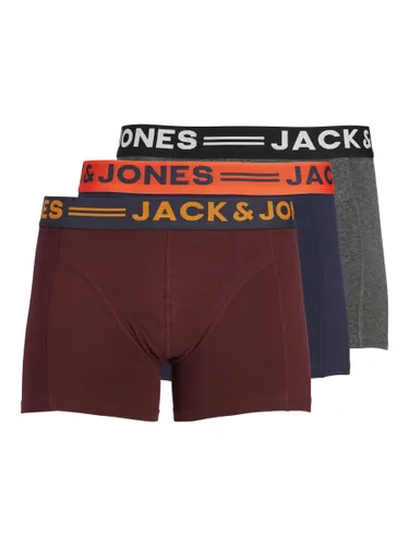 Jack & Jones Men Boxer Shorts 3-Pack Trunks Shorts Cotton