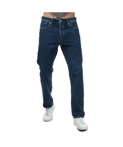 Jack & Jones Mens Chris Original Denim Jeans in - Blue Cotton