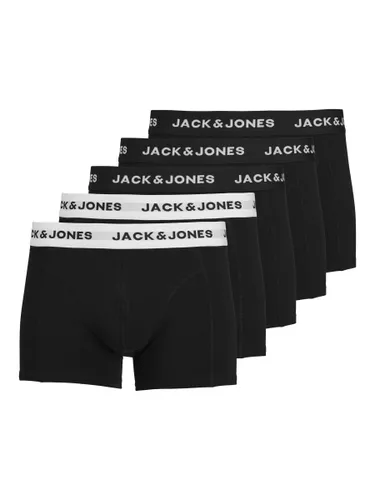 JACK & JONES Men's Jacsolid Trunks 5 Pack Op Boxer Shorts