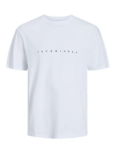 JACK & JONES Mens JJ T-Shirt Short Sleeve White