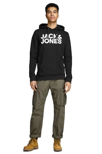 Jack & Jones Men's Jjecorp Logo Sweat Noos Hoodie