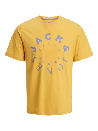 JACK & JONES Men's Jjwarrior Tee SS Crew Neck T-Shirt