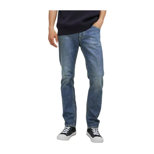 Jack & Jones , Slim Fit Jeans 355 Medium ,Blue male, Sizes: