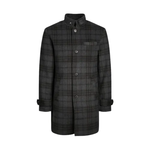 Jack & Jones , Stylish Coat ,Black male, Sizes: