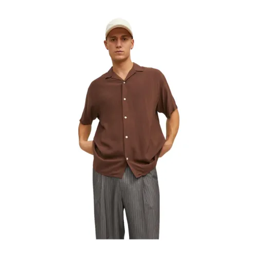 Jack & Jones , Stylish Shirt ,Brown male, Sizes: