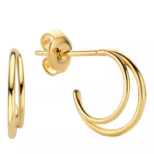 Jackie Gold Earrings - Jackie Twin Earrings - gold - Earrings for ladies