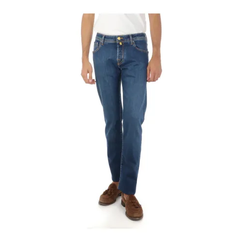 Jacob Cohën , 560D 5 Pocket Jeans ,Blue male, Sizes: