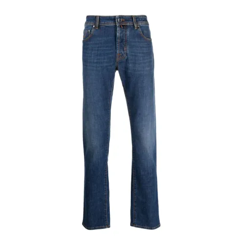 Jacob Cohën , Bard Jeans, Handmade in Italy ,Blue male, Sizes: