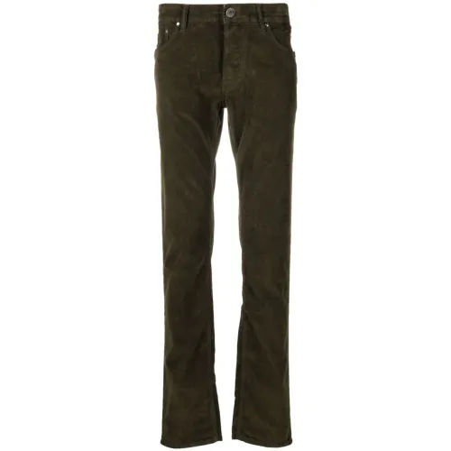 Jacob Cohën , Bard Straight Jeans ,Green male, Sizes: