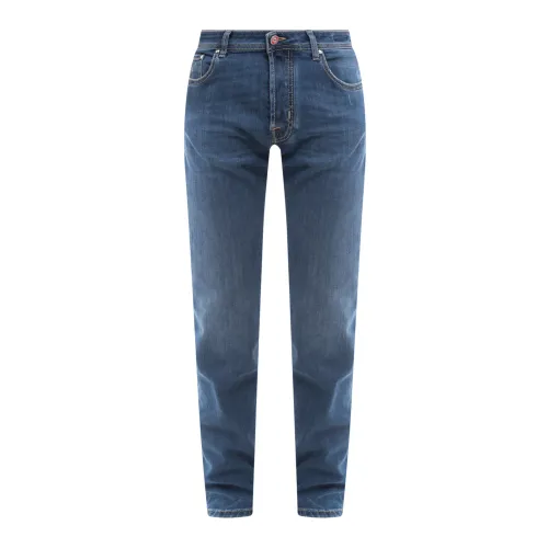 Jacob Cohën , Blue Jeans with Button Closure ,Blue male, Sizes: