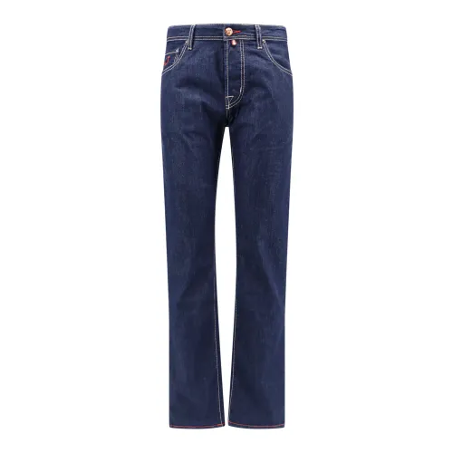 Jacob Cohën , Blue Slim Fit Jeans ,Blue male, Sizes: