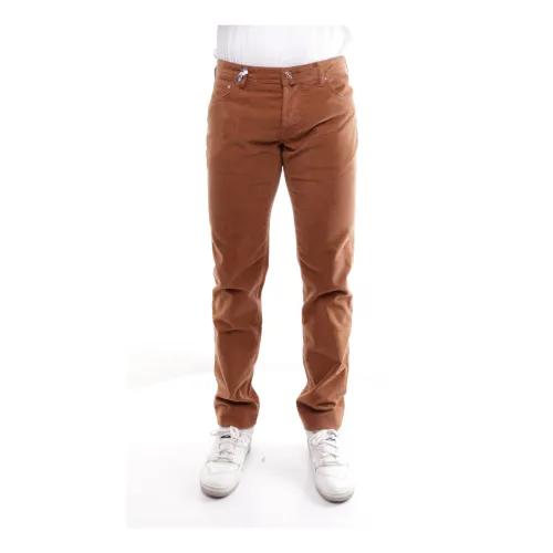 Jacob Cohën , Brown Jeans, Classic Style ,Brown male, Sizes: