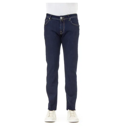 Jacob Cohën , Diamond Edition Denim Jeans ,Blue male, Sizes: