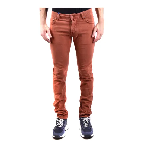 Jacob Cohën , Jeans ,Orange male, Sizes: