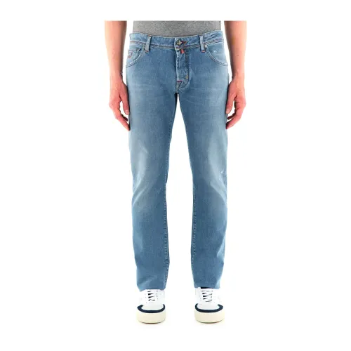 Jacob Cohën , Luxury Denim Nick Fit Jeans ,Blue male, Sizes: