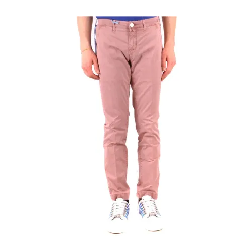 Jacob Cohën , M Lioncomf06510503 Cotton Pants ,Pink male, Sizes: