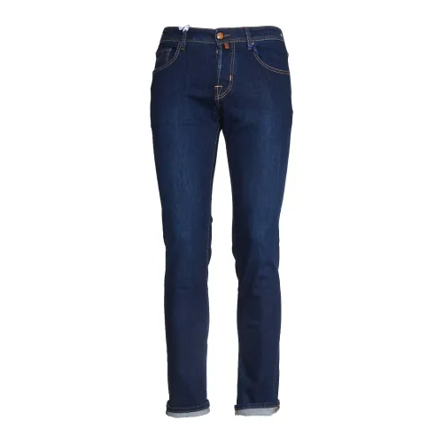 Jacob Cohën , Medium Blue Jeans for Men ,Blue male, Sizes:
