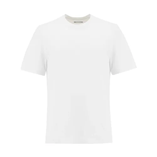 Jacob Cohën , Men`s Crew Neck Cotton T-Shirt ,White male, Sizes: