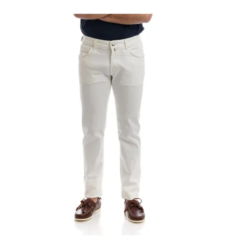 Jacob Cohën , Slim Fit Denim Jeans ,White male, Sizes: