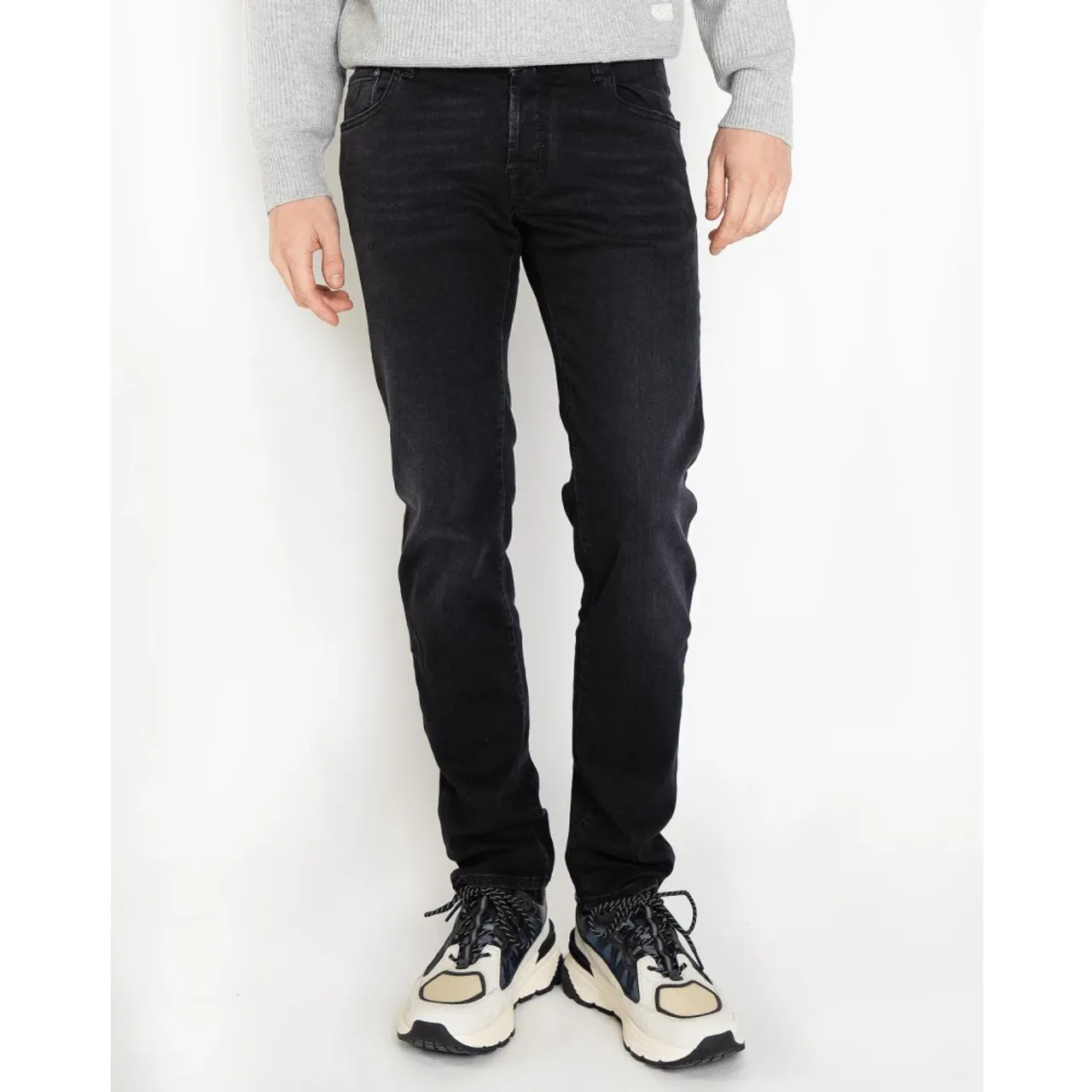 Jacob Cohën , Slim-fit Jeans ,Black male, Sizes: