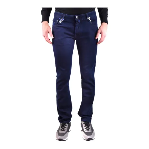 Jacob Cohën , Slim Fit Jeans ,Blue male, Sizes: