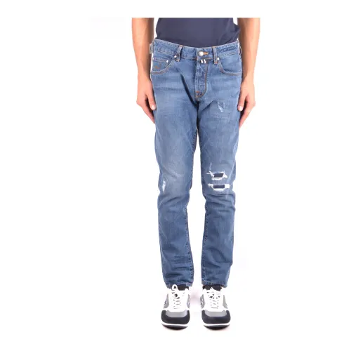 Jacob Cohën , Straight Jeans ,Blue male, Sizes:
