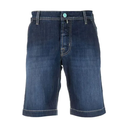 Jacob Cohën , Stylish Denim Shorts for Men ,Blue male, Sizes: