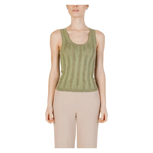 Jacqueline de Yong , Glitter Sleeveless Top Spring/Summer Collection ,Green female, Sizes: