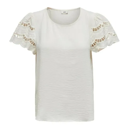 Jacqueline de Yong , Lace T-Shirt Spring/Summer Collection ,White female, Sizes: